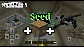 Seed Com Portal The End / Vila / Dungeon | 3 em 1