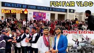 Last Fun Fair of University Life | Final Match , Stalls and Heavy Entries | Fun Blast Vlog 🥳