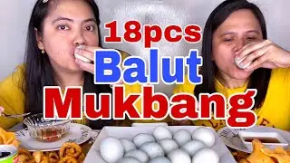 18PCS BALUT MUKBANG | DUCK EMBRYO | FILIPINO STREET FOODS