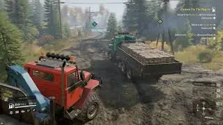 SnowRunner Cement For The Region Mission Lumber Mill (Island Lake 4K Gaming