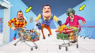 ŞOK ŞOK ŞOK. WİLSON ALIŞVERİŞ MERKEZİ AÇTI 😱 Hello Neighbor  Yeni