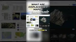 🎯 What Are Displacement Maps in VFX #shorts  #cgi #vfx #trending  #cinematic #aftereffects