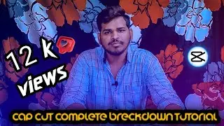 Cap cut complete brackdown full tutorial || how to use cap cut app in telugu || Telugu Tech Model ⚡🥰