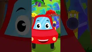 Tiny Red Car Song #trending #viral #short #ytshort #forkids #littleredcar