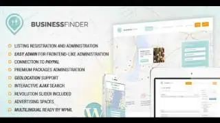 Preview Business Finder: Directory Listing WordPress Theme