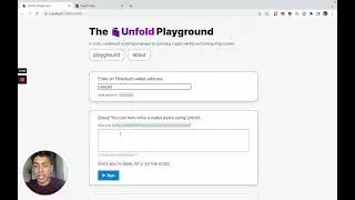 Unfold Scripting Language Demo