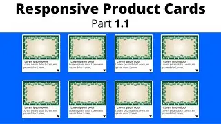 Responsive Product Grid Part 1.1 HTML & CSS (SASS) ~ Labham Jain