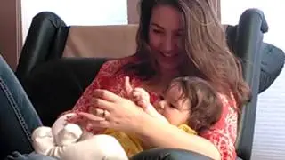 Lydia Likes Mommy Tickles
