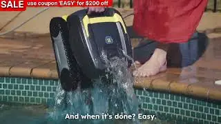 Use Coupon 'EASY' for $200 OFF Zodiac FX18 Robotic Pool Cleaner