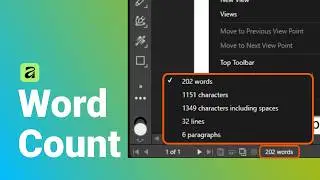 How to Check Word Count in Affinity