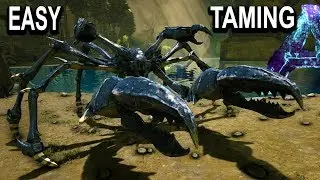 🦀ARK EASY KARKINOS TAMING + ALL ABILITIES!! Ark Aberration How To Tame Giant Crab
