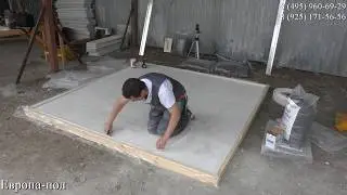 FOAM GLASS SCREED, strength test! DRY SCREED!