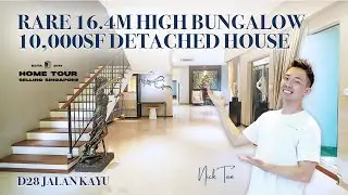 $8.9M Designer Bungalow 3 Storey + Attic @ D28 Lorong Tanggam | Singapore Home Tour Ep. 226