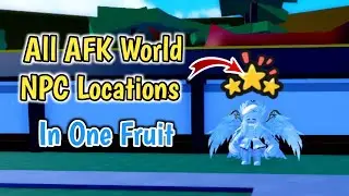 All AFK World NPC Locations In One Fruit | Roblox