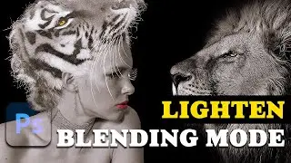 밝게 하기(Lighten) - 블렌딩 모드(Blending Mode) [포토샵 TL #39]