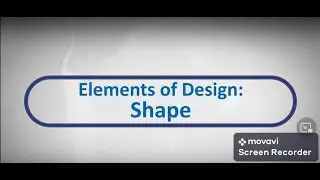 Element of design shape. video:12