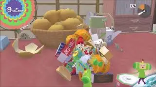 Katamari Damacy Reroll demo Nintendo Switch gameplay (w/ commentary)