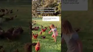 didn’t think anything of it when I posted it but apparently barefoot around chickens is a big no