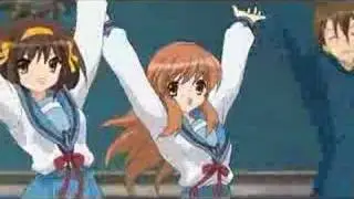 Entire Haruhi Dance - Hare Hare Yukai