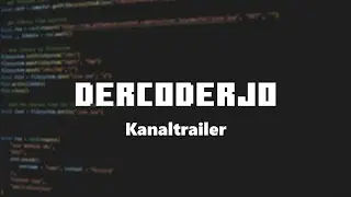 Kanaltrailer | DerCoderJo