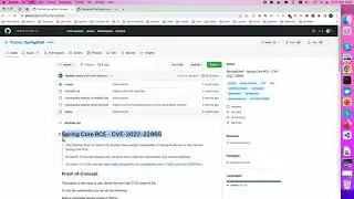 [CVE - 01]Exploit the vul Spring Core RCE - CVE-2022-22965