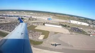 Takeoff From Detroit (Delta Connection CRJ-900)