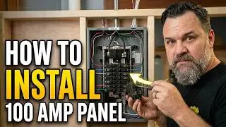 How to install an electrical panel from start to finish, Easy!