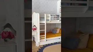 Maxtrix has the best customizable kid’s beds! #kidsbed #kidsroom #bunkbed #slumberparty #girlmom