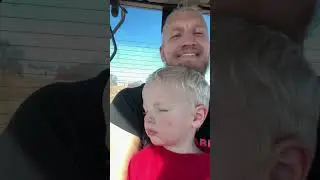 😴Tractor Nap. Farm work is tough.😂