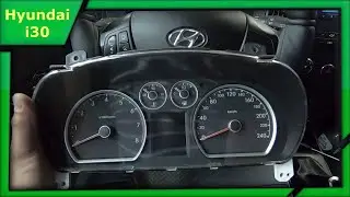 Снимаем панель приборов Hyundai i30