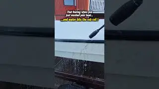 That feeling when washing the boat...