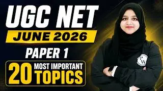 UGC NET Paper 1 | UGC NET paper 1 Most Important 20 Topics | UGC NET Paper 1 