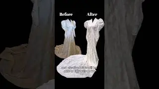 Part 2: Restoring 1940s Vintage Wedding Dress
