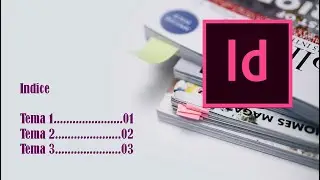 Tabla de contenido en Adobe InDesign CS6