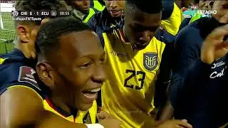 Gol de Pervis Estupiñán  Chile 0×1 Ecuador - Eliminatórias da copa  2022