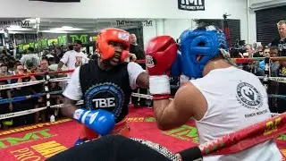 Floyd Mayweather Destroys Sparring Partners!