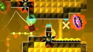 Geometry Dash - Laser Room (MY FIRST DEMON!)