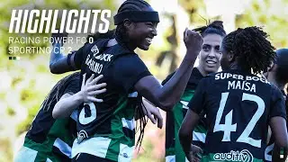 Futebol Feminino | Supertaça: Racing Power FC 0-2 Sporting CP