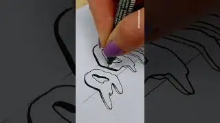 Desenhando letras: Agosto | Laryssa Moura #shorts