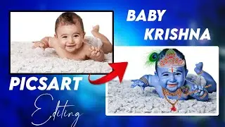 Baby Photo Editing | Baby Krishna PicsArt Editing 