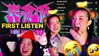Stray Kids '樂 ROCK-STAR' ALBUM REACTION 🎸💿🎉 First Listen Party! BLIND SPOT, COMFLEX, Cover Me, Leave
