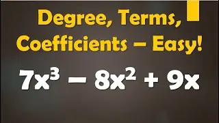 Introduction to Polynomials -Degree, Leading Coefficient, Add, Subtract