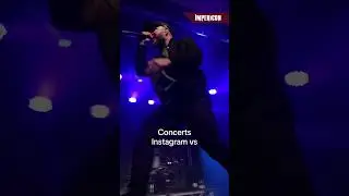 Social Media Vs Reality #shorts #impericon #metal #metalcore #metalmusic #concert #moshpit