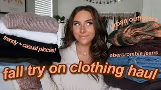 HUGE FALL TRY ON CLOTHING HAUL 2021 | trendy + casual fall essentials