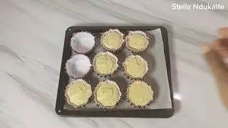HOW TO MAKE A VERY SIMPLE AND EASY VANILLA CUPCAKE | STELLA NDUKAIFE