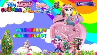 ANGELA GAMEZONE - 1 HOUR GAMEPLAY VIDEO🪁⏰️+GREAT INTRO🎶🎀 6 GAMES IN ONE! (RAINBOW PREMIERE🌈🟣)