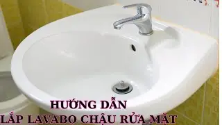 lắp lavabo chậu rửa mặt bình dân
