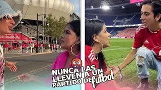 Cuando llevas a tu novia a un partido de futbol por primera vez😂⚽