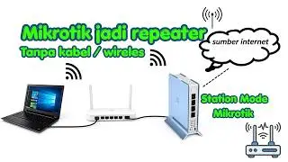 How to Set Up MikroTik as a Wireless Repeater Without a LAN Cable Connected to an ISP Modem