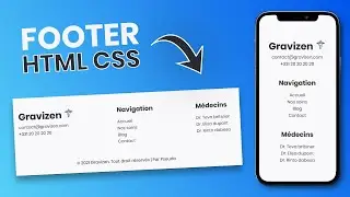 Le Footer | Défi Graven | HTML & CSS Débutant